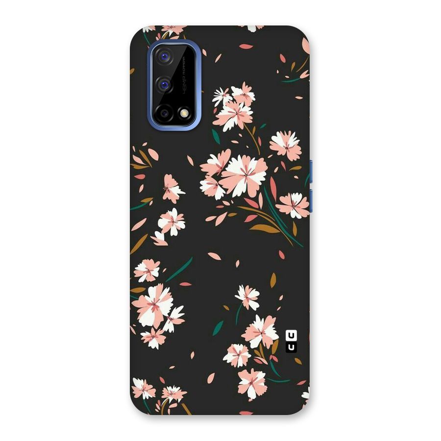 Floral Petals Peach Back Case for Realme Narzo 30 Pro