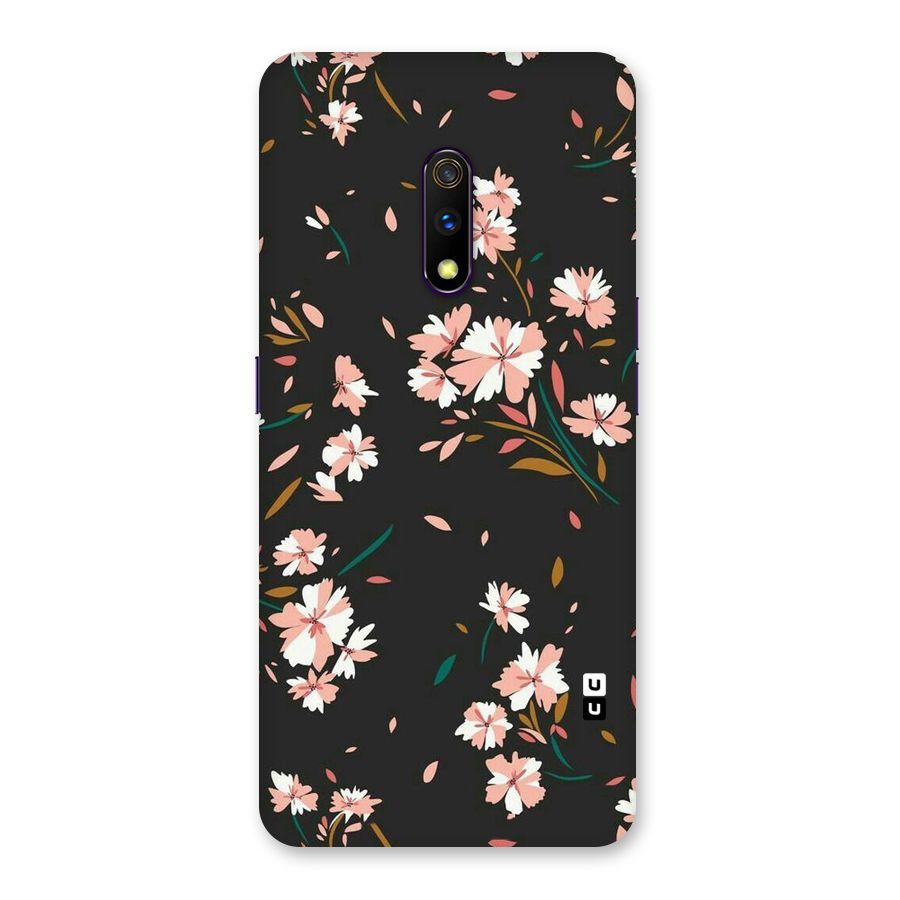 Floral Petals Peach Back Case for Realme X