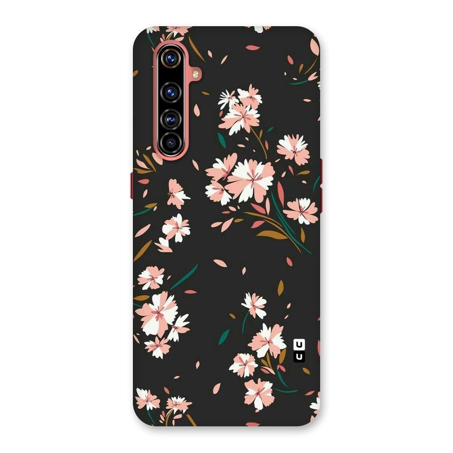 Floral Petals Peach Back Case for Realme X50 Pro
