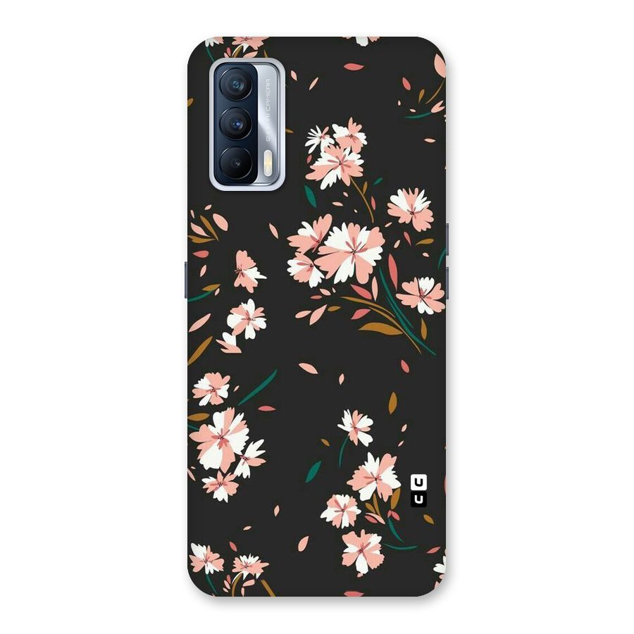 Floral Petals Peach Back Case for Realme X7