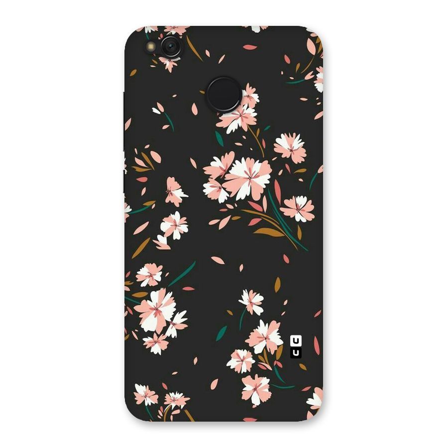 Floral Petals Peach Back Case for Redmi 4