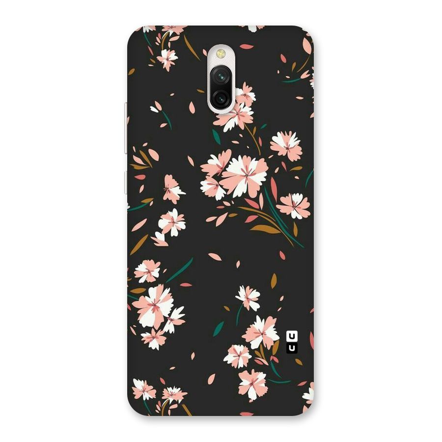 Floral Petals Peach Back Case for Redmi 8A Dual