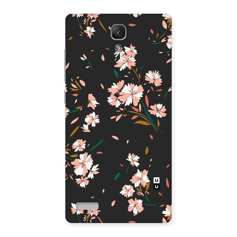 Floral Petals Peach Back Case for Redmi Note