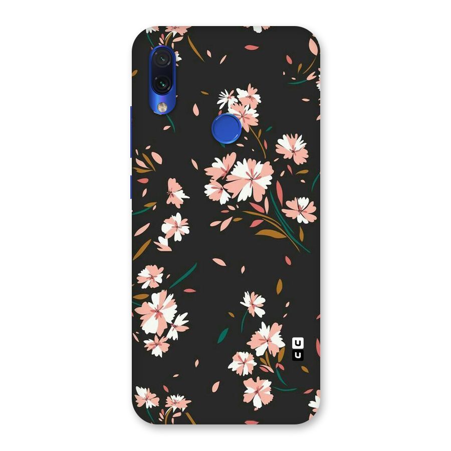 Floral Petals Peach Back Case for Redmi Note 7