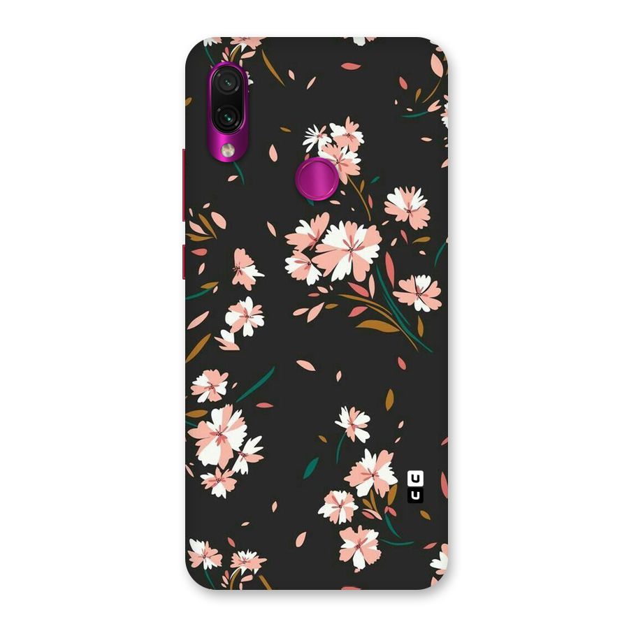 Floral Petals Peach Back Case for Redmi Note 7 Pro