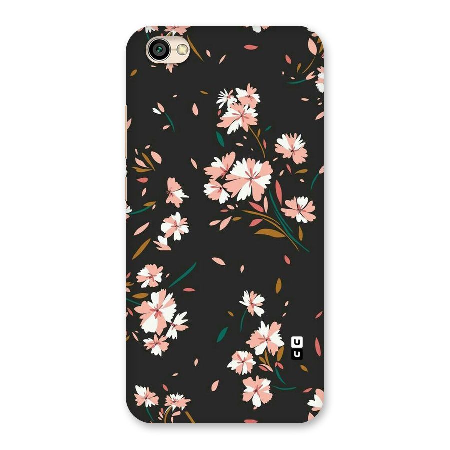 Floral Petals Peach Back Case for Redmi Y1 Lite
