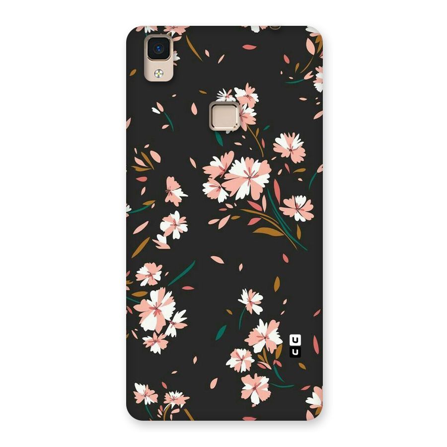 Floral Petals Peach Back Case for V3 Max