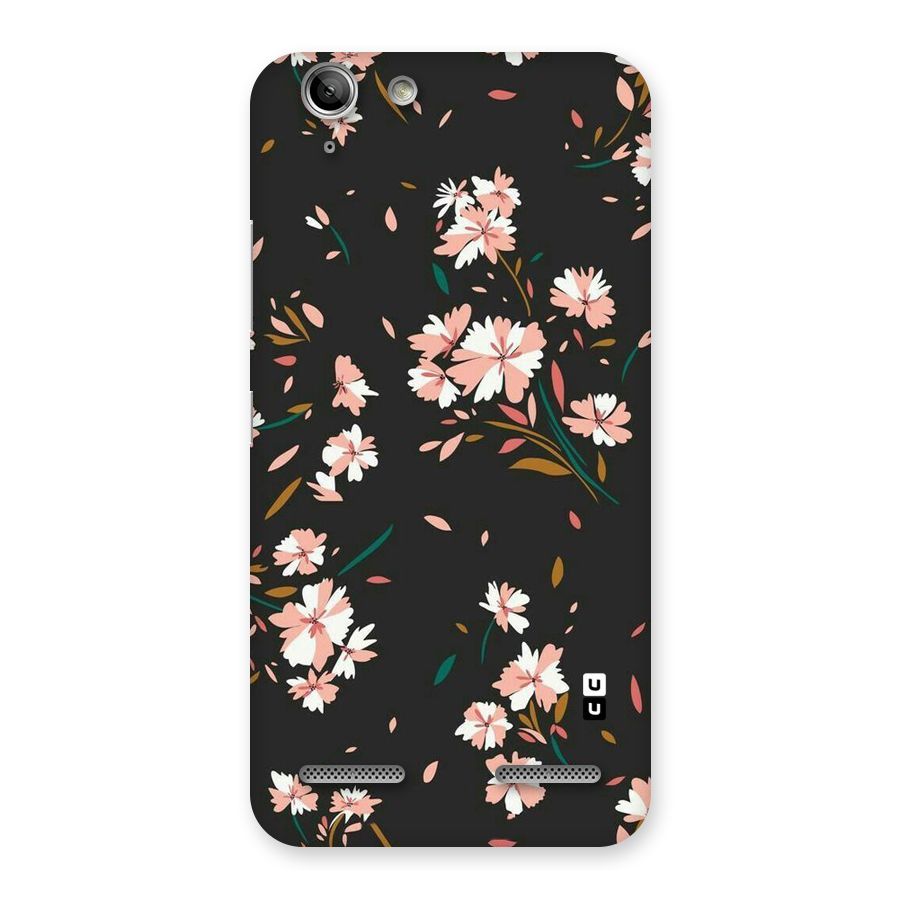Floral Petals Peach Back Case for Vibe K5