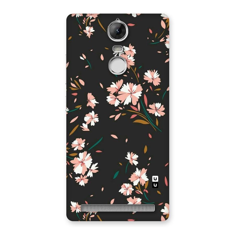 Floral Petals Peach Back Case for Vibe K5 Note