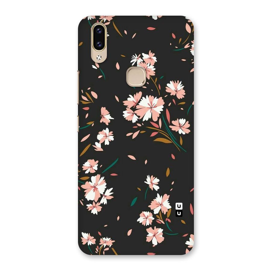 Floral Petals Peach Back Case for Vivo V9 Youth