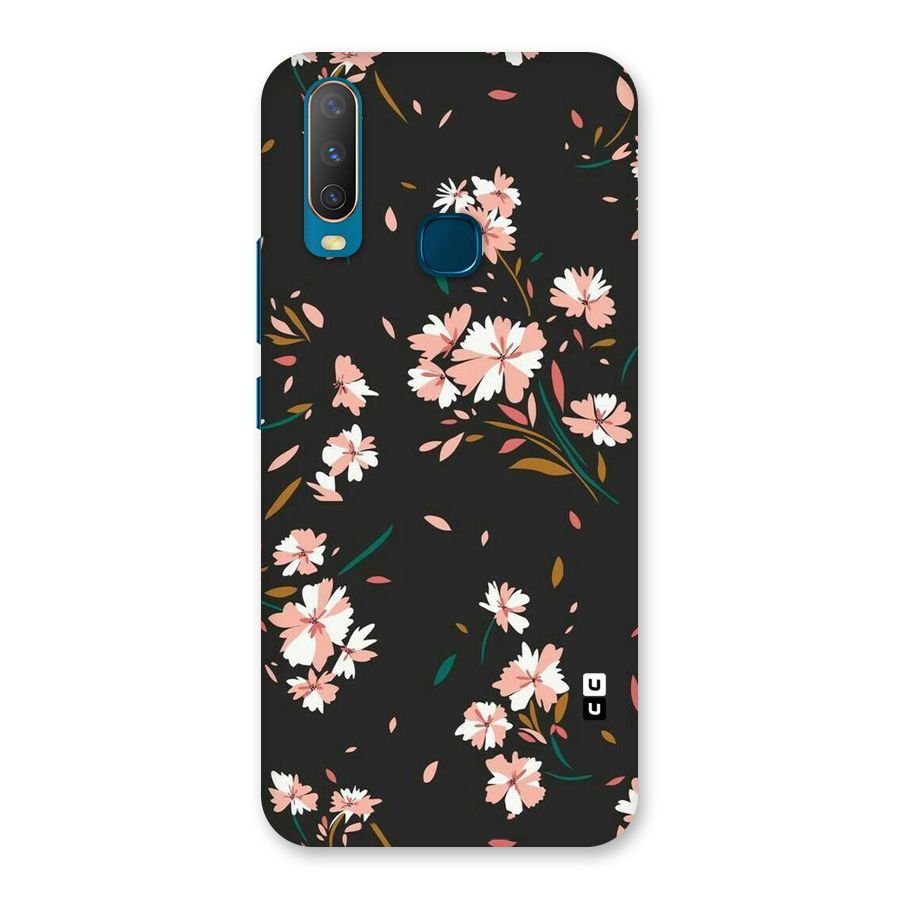 Floral Petals Peach Back Case for Vivo Y17