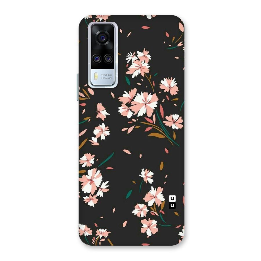 Floral Petals Peach Back Case for Vivo Y31