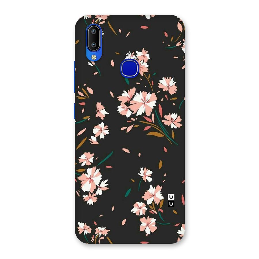 Floral Petals Peach Back Case for Vivo Y91
