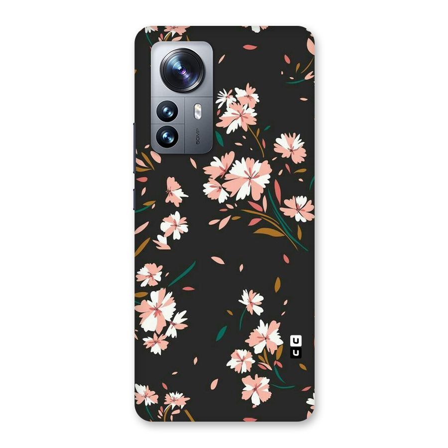Floral Petals Peach Back Case for Xiaomi 12 Pro
