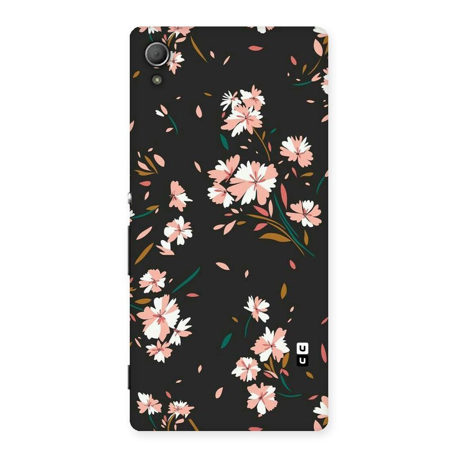 Floral Petals Peach Back Case for Xperia Z3 Plus