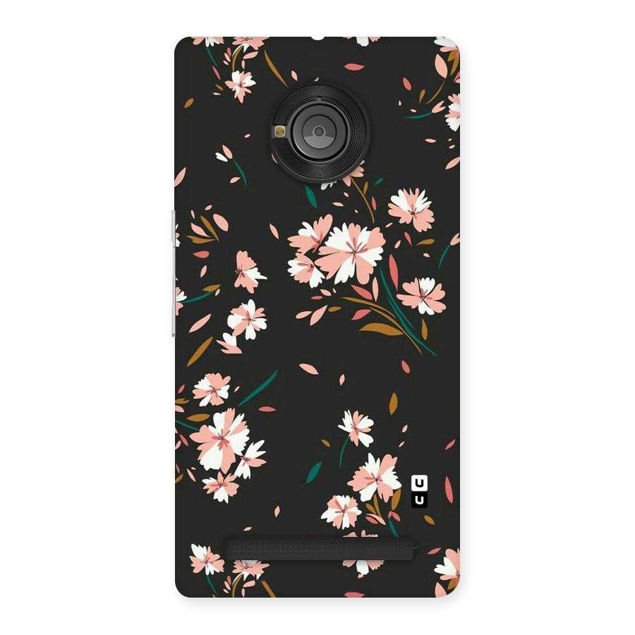 Floral Petals Peach Back Case for Yu Yuphoria
