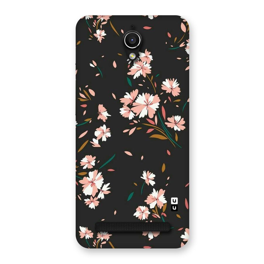 Floral Petals Peach Back Case for Zenfone Go