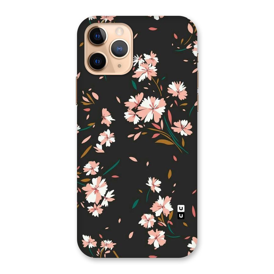 Floral Petals Peach Back Case for iPhone 11 Pro