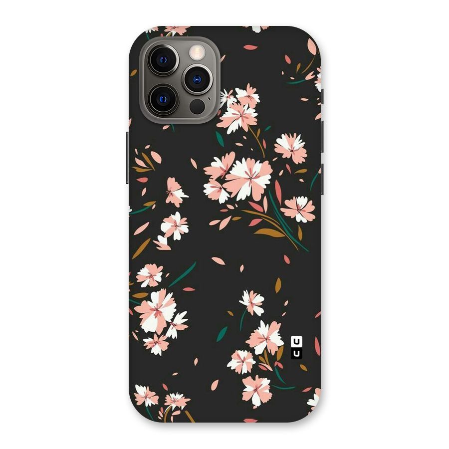 Floral Petals Peach Back Case for iPhone 12 Pro