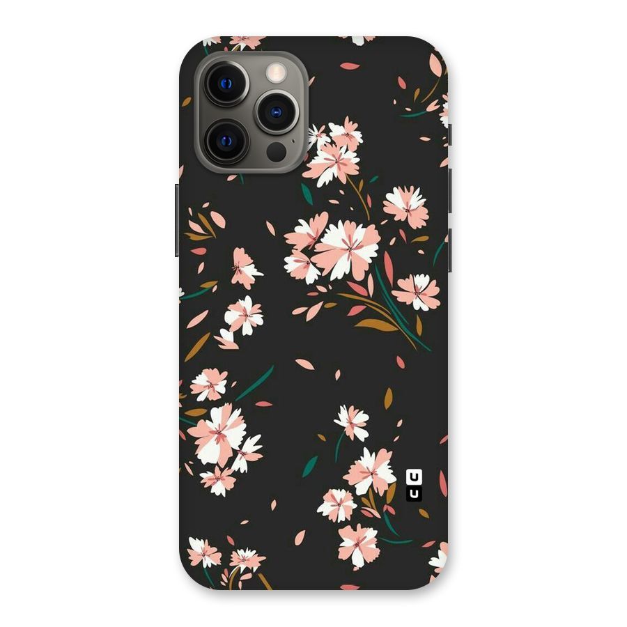 Floral Petals Peach Back Case for iPhone 12 Pro Max