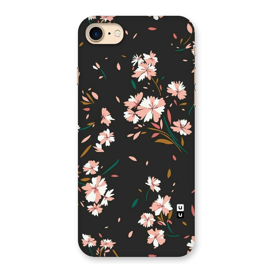 Floral Petals Peach Back Case for iPhone 7