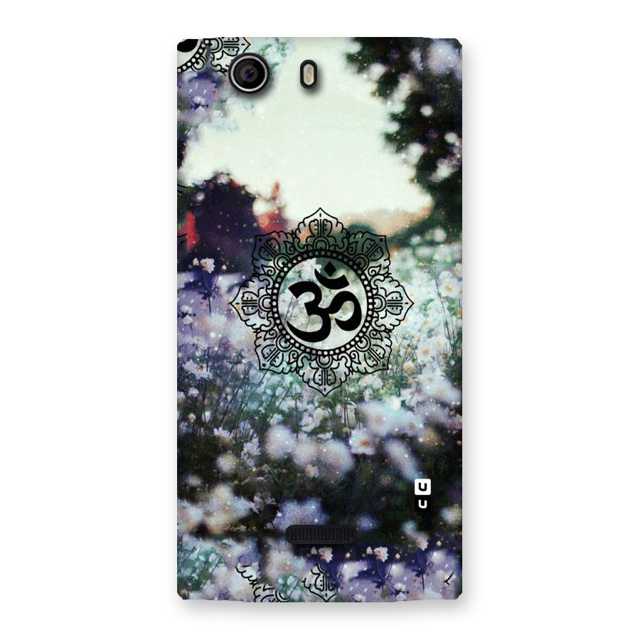 Floral Pray Back Case for Canvas Nitro 2 E311