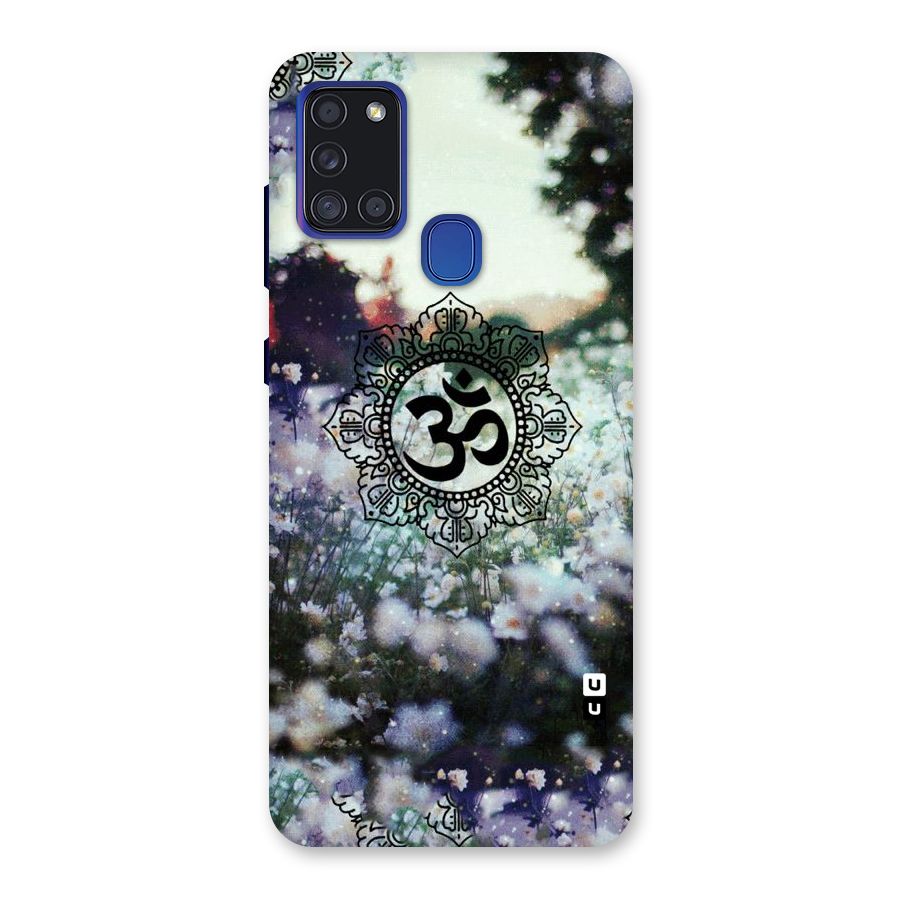 Floral Pray Back Case for Galaxy A21s