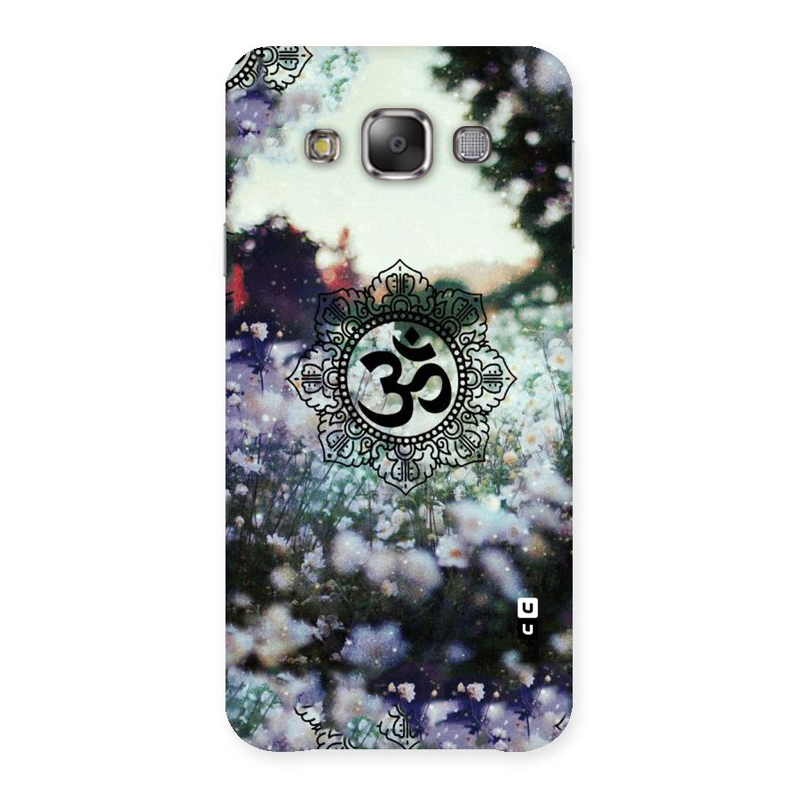 Floral Pray Back Case for Galaxy E7