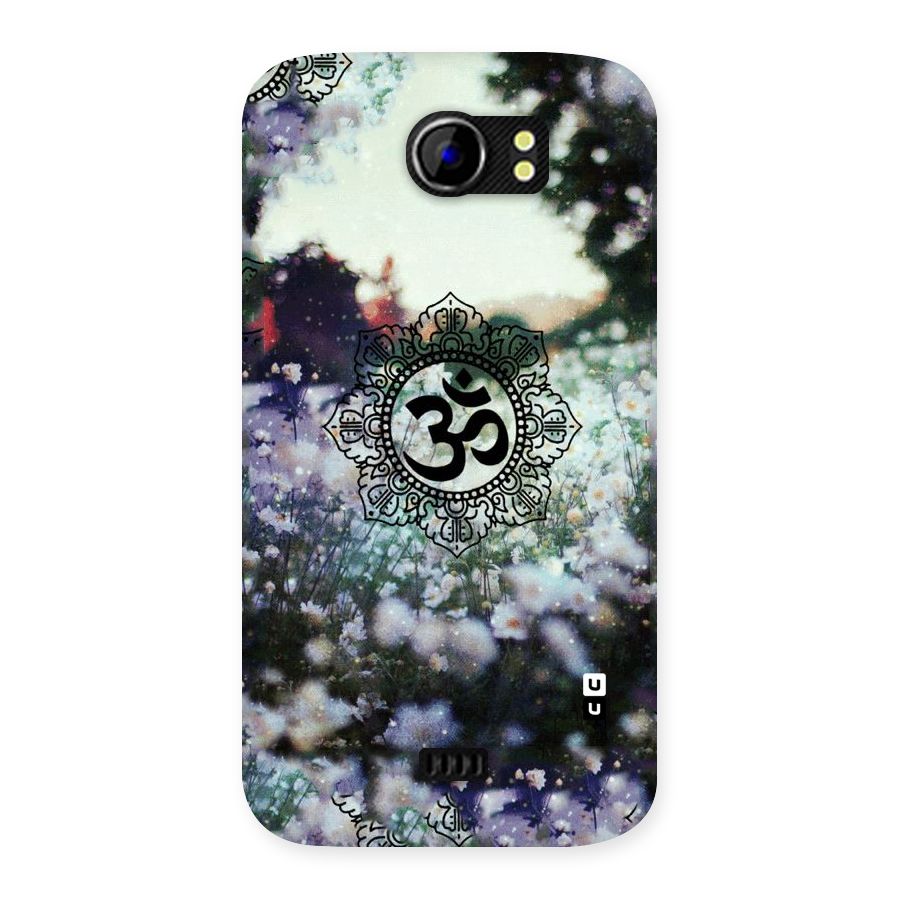 Floral Pray Back Case for Micromax Canvas 2 A110