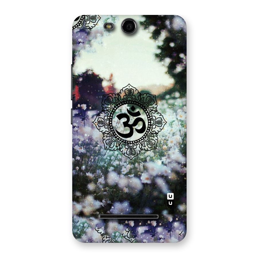 Floral Pray Back Case for Micromax Canvas Juice 3 Q392