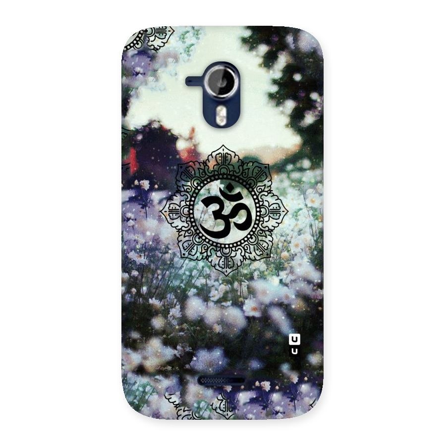 Floral Pray Back Case for Micromax Canvas Magnus A117