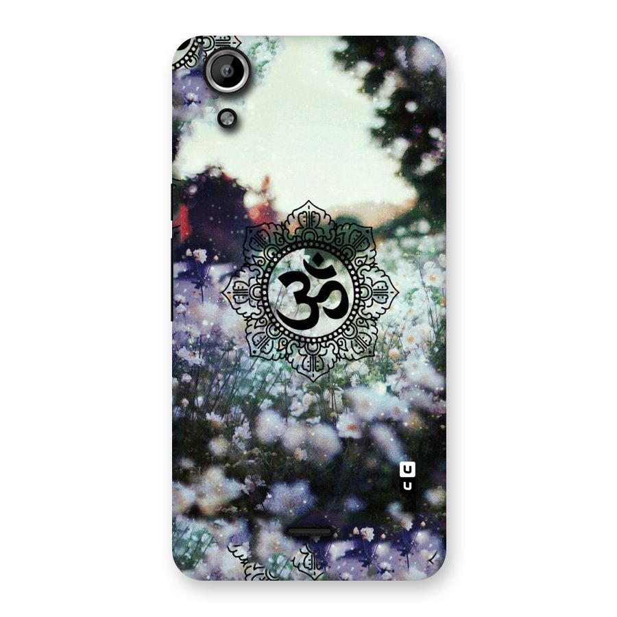 Floral Pray Back Case for Micromax Canvas Selfie Lens Q345
