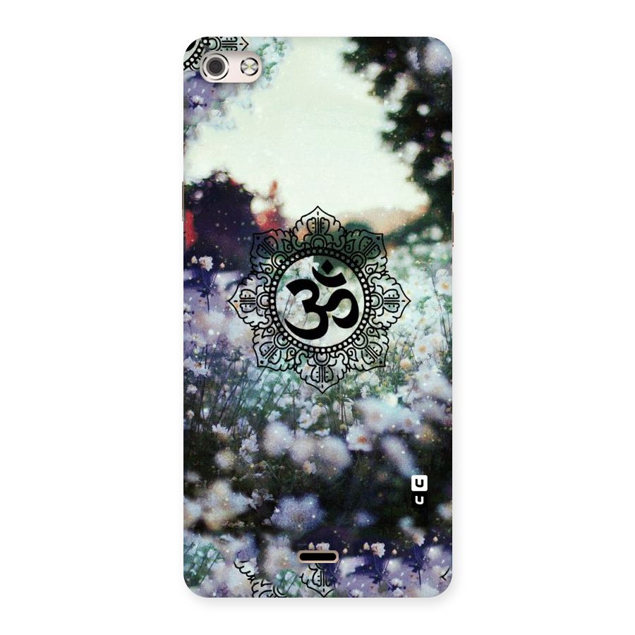 Floral Pray Back Case for Micromax Canvas Silver 5
