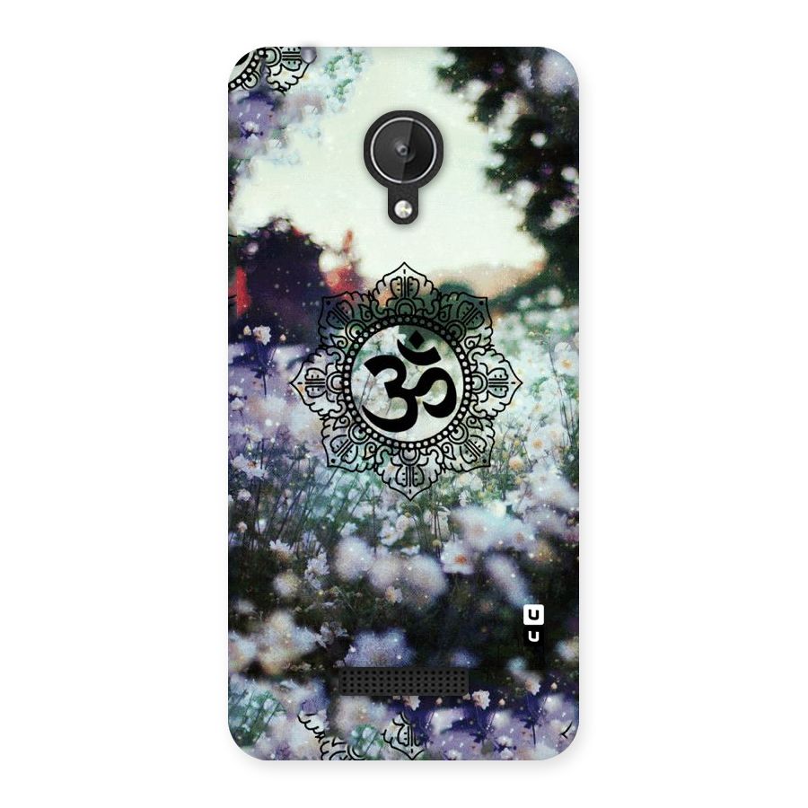Floral Pray Back Case for Micromax Canvas Spark Q380