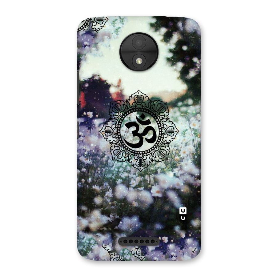 Floral Pray Back Case for Moto C