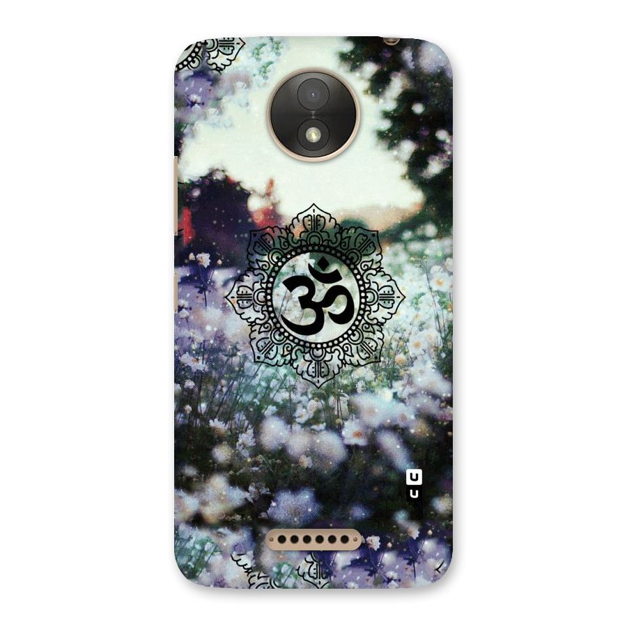 Floral Pray Back Case for Moto C Plus