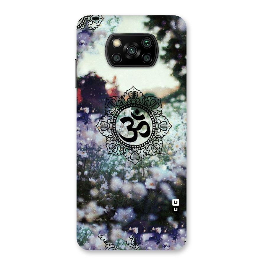 Floral Pray Back Case for Poco X3