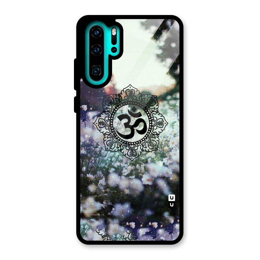 Floral Pray Glass Back Case for Huawei P30 Pro