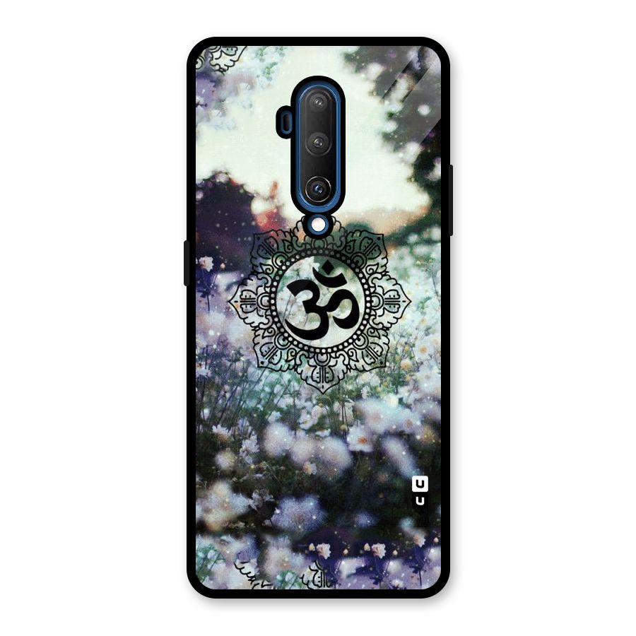 Floral Pray Glass Back Case for OnePlus 7T Pro