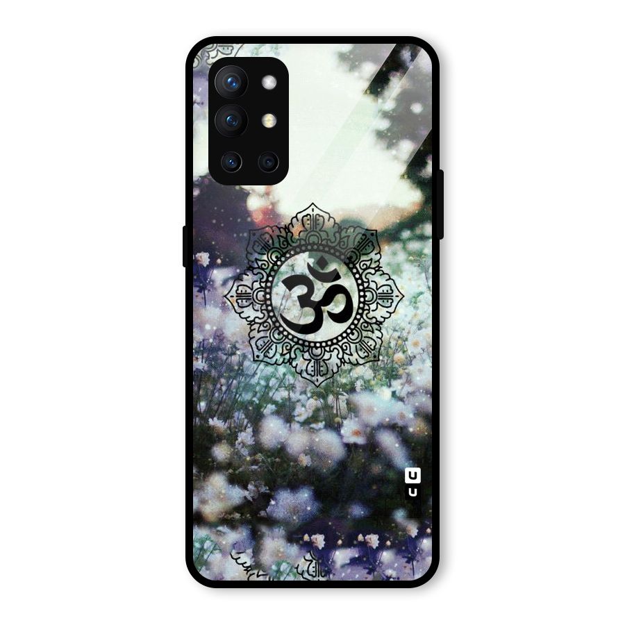 Floral Pray Glass Back Case for OnePlus 9R