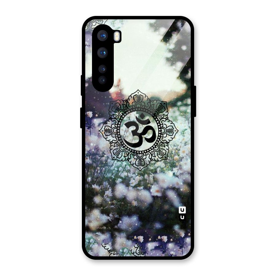 Floral Pray Glass Back Case for OnePlus Nord