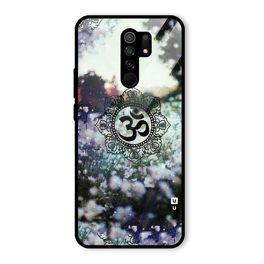 Floral Pray Glass Back Case for Poco M2