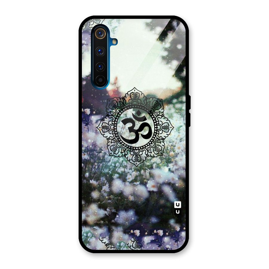 Floral Pray Glass Back Case for Realme 6 Pro