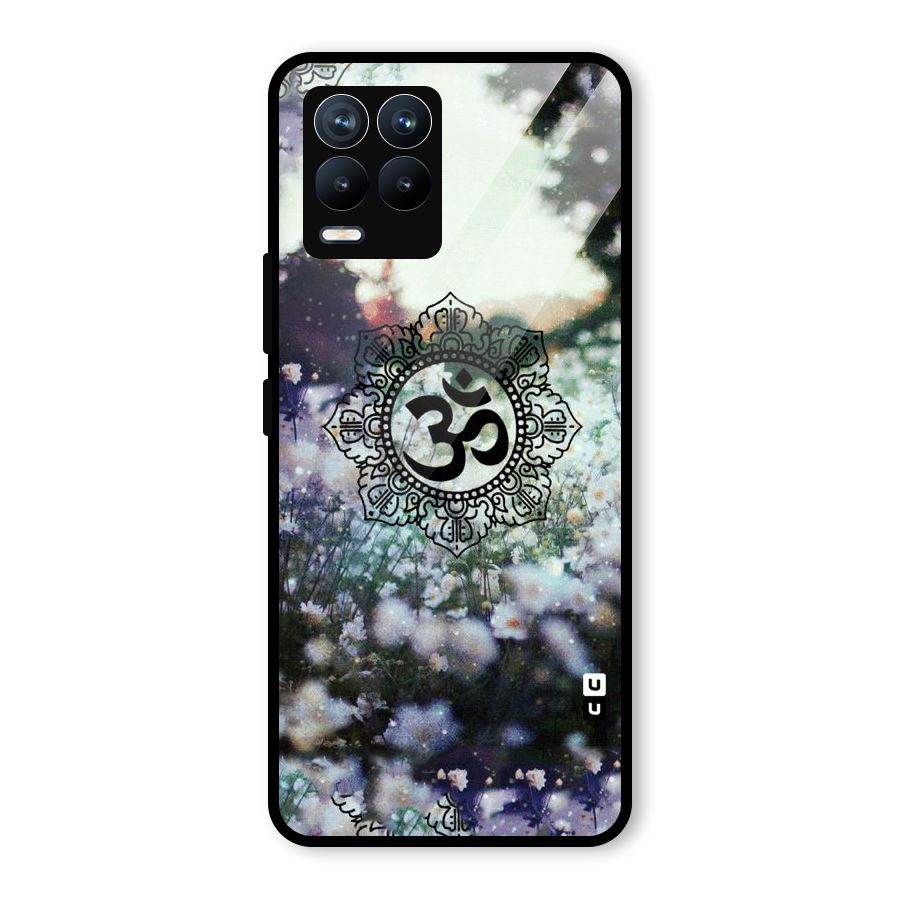 Floral Pray Glass Back Case for Realme 8 Pro