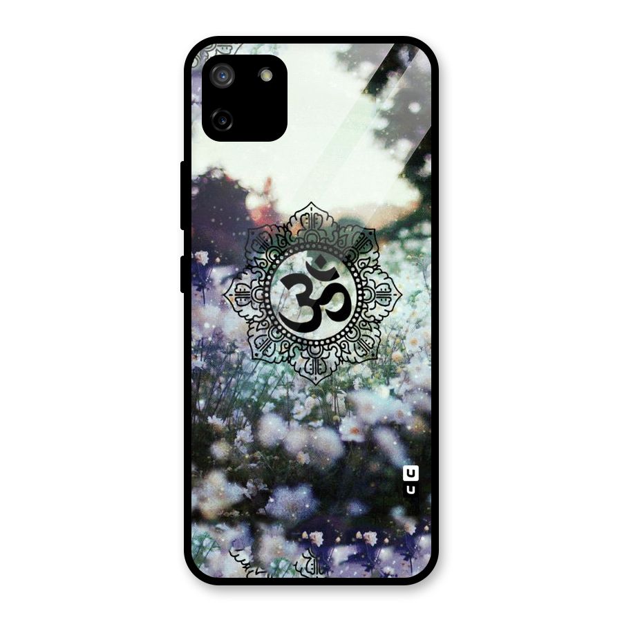 Floral Pray Glass Back Case for Realme C11
