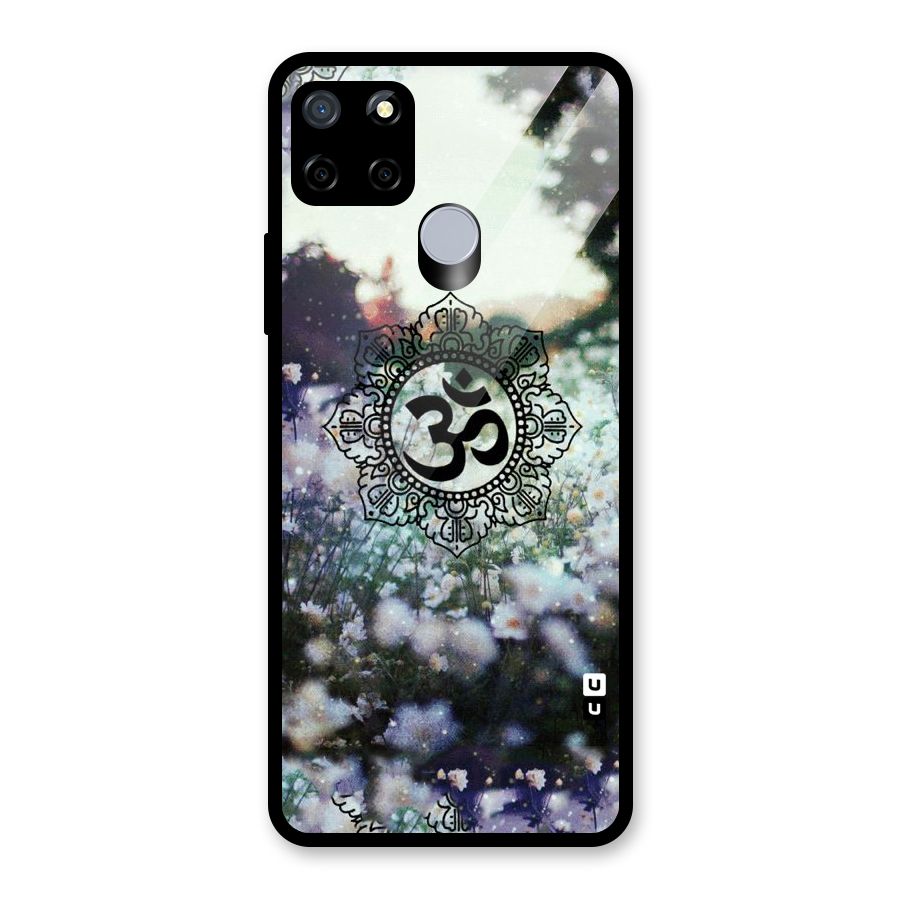 Floral Pray Glass Back Case for Realme C12