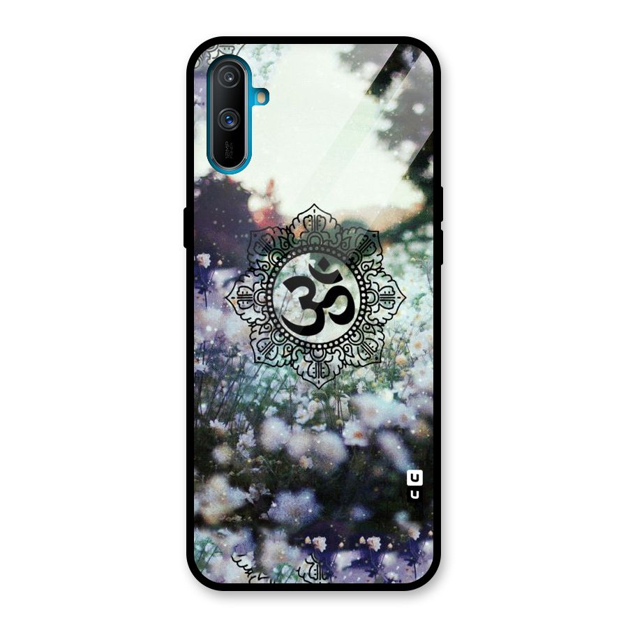 Floral Pray Glass Back Case for Realme C3