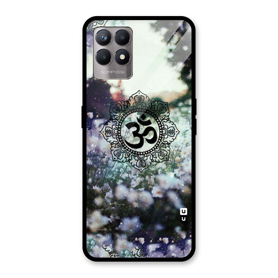 Floral Pray Glass Back Case for Realme Narzo 50