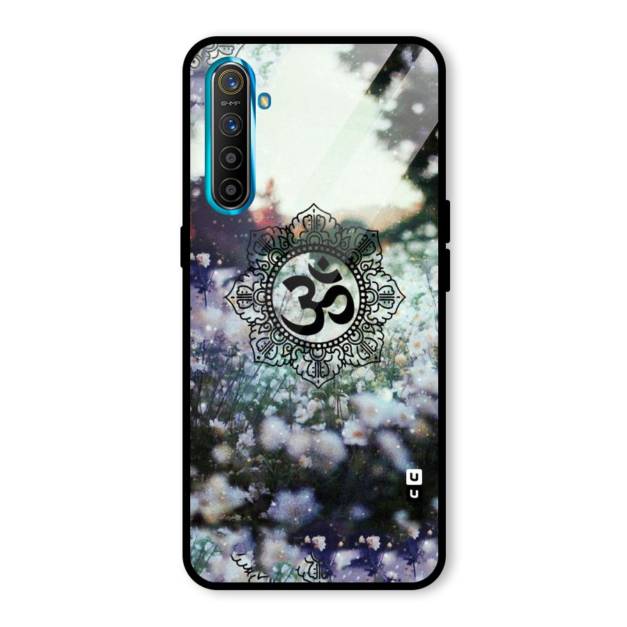 Floral Pray Glass Back Case for Realme X2