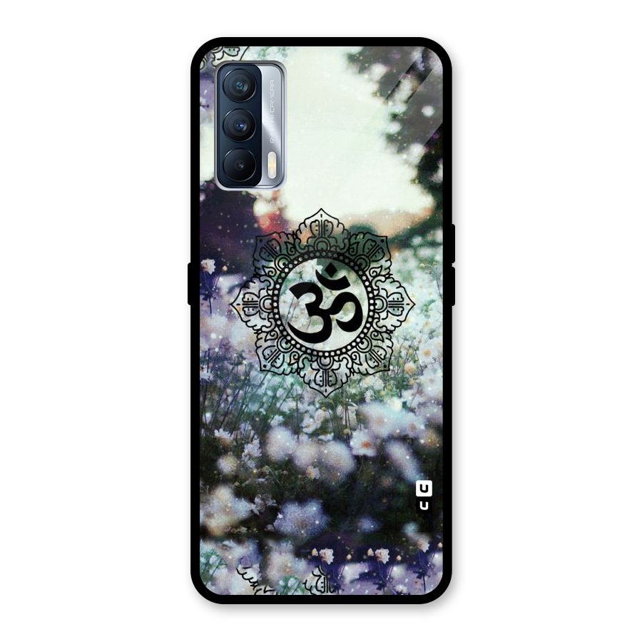 Floral Pray Glass Back Case for Realme X7